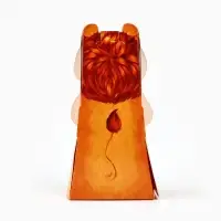 Коробка складная с окном «Львёнок», 6 х 12 х 3.5 см