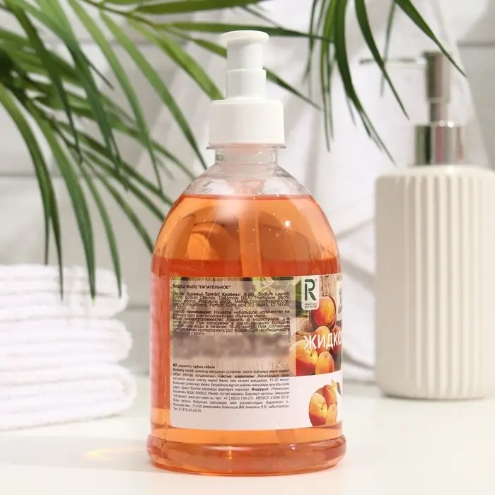 Жидкое мыло  Жидкое мыло "Орхидея и Персик", питательное, 500 мл