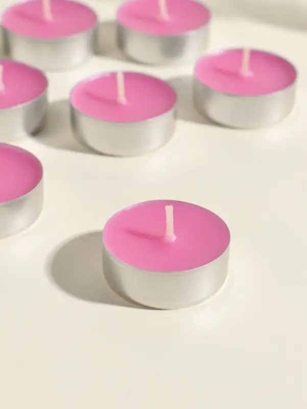 Набор свечей ароматических чайных &laquo;Роза&raquo;, 10 г, 9 шт.