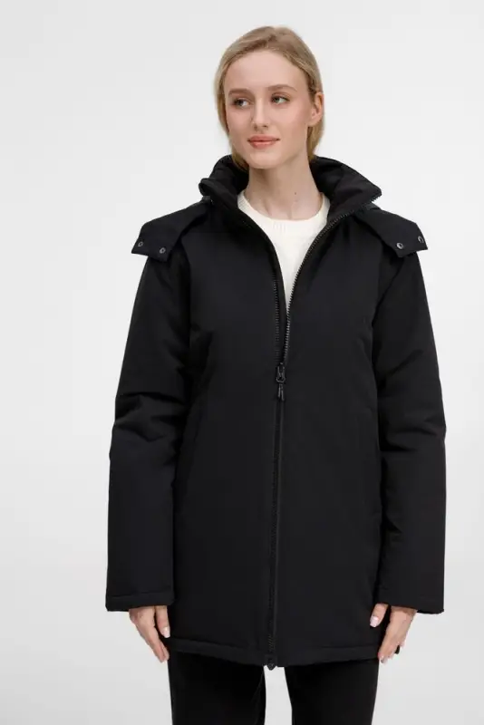 Куртка-парка унисекс Sfera, черная, размер S