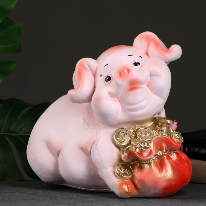 Копилка Копилка "Свин с деньгой" 20х33х29см