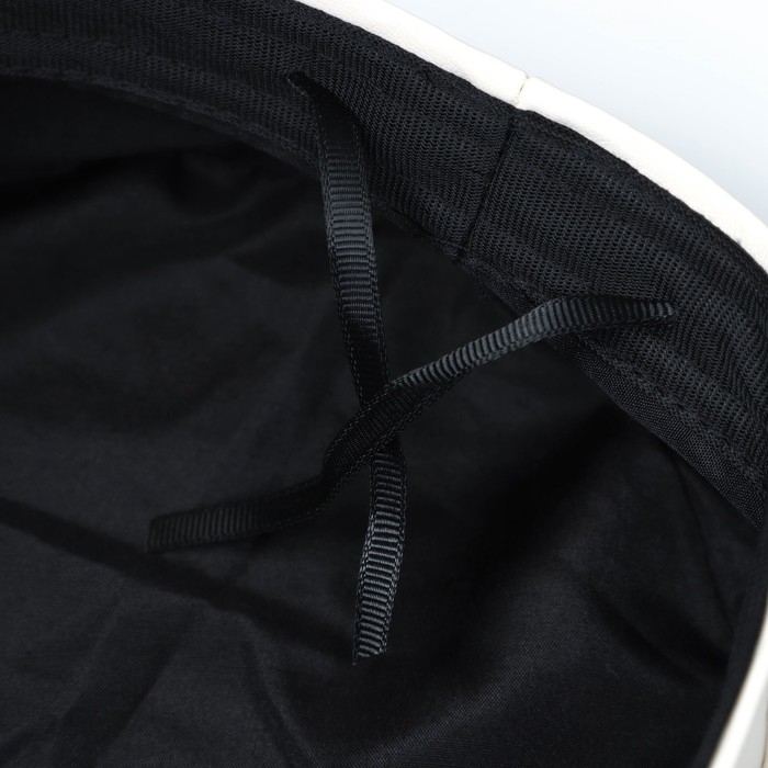 Берет кожаный, бежевый, р-р 56 см