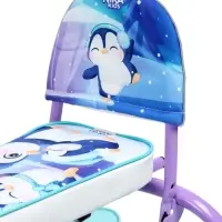Снегокат &laquo;Twiny1+&raquo; с пингвинятами, со спинкой, голубой, фиолетовый, TW1+/П Nika Kids