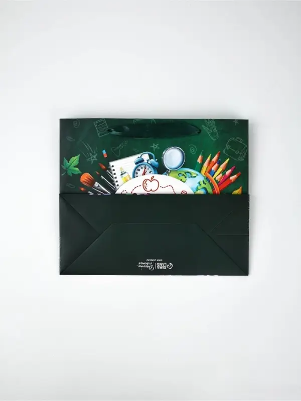 Подарочный набор &laquo;День учителя&raquo;, пакет и открытка, ML 27 &times; 23 &times; 11,5 см