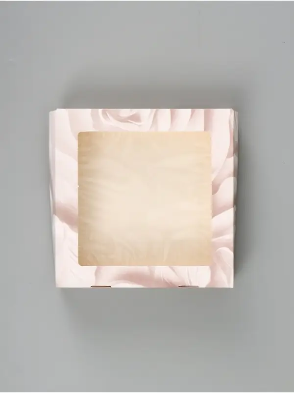 Коробка подарочная складная &laquo;Подарок&raquo;, 20&times;20&times;4 см, с окном