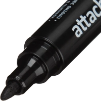 Маркер для флипчартов по бумаге Attache черный 2-3 мм круглый нак