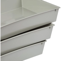 Лоток горизонтальный Офис Класс серый