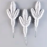 Литая веточка заснеженная, 27 &times; 9 см, набор 3 шт.