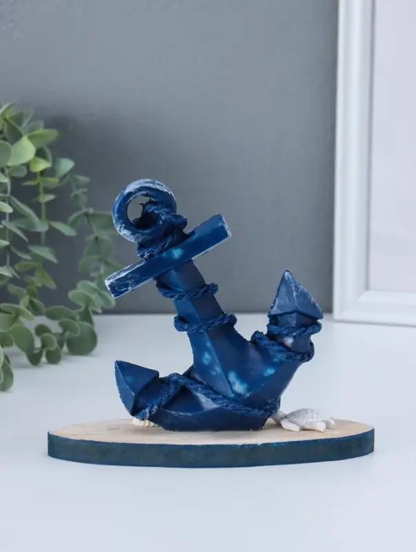 Сувенир интерьерный "Синий якорь" 6х17,2х15,5 см