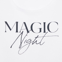 Пижама женская (футболка и брюки) KAFTAN Magic night р. 48-50, белый