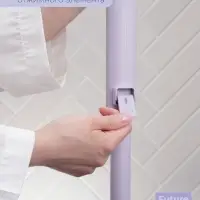 Швабра с отжимом Future Alp Duble Flip, с системой очистки, ручка 130 см, насадка 36.5 см