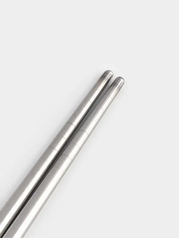 Палочки для суши Magistro, d=0.5 см, 22.5 см, набор 5 пар, 201 сталь, нержавеющая сталь, серебристые