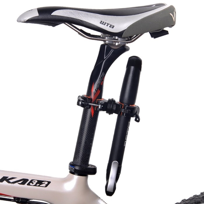 Крепление для велосипедного фонаря и насоса, 10 х 5.6 см Крепление для велосипедного фонаря и насоса, 10 х 5.6 см