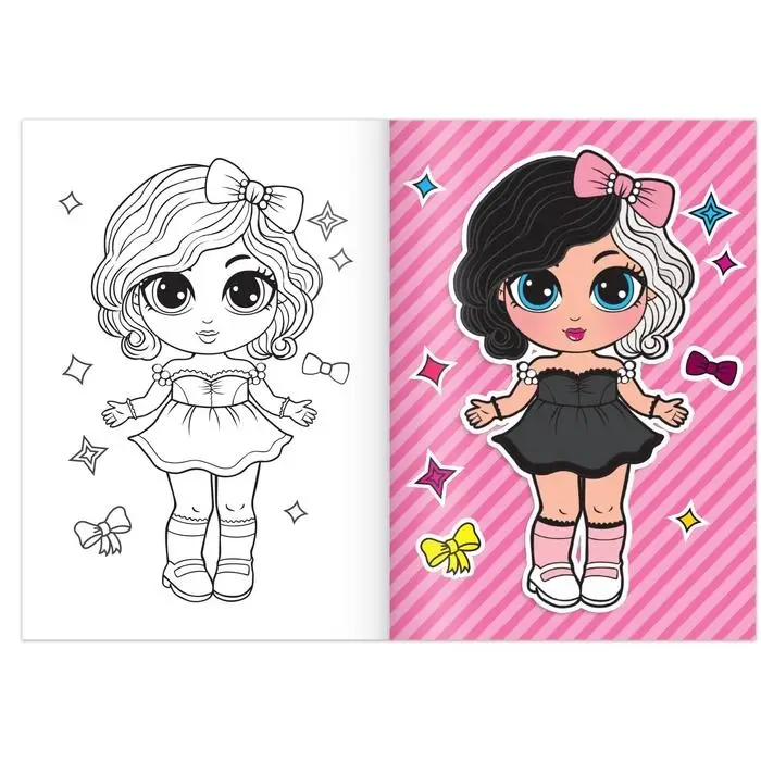 Раскраска «WOW Girls. Звёздный вечер», формат А5, 12 стр. Раскраска «WOW Girls. Звёздный вечер», формат А5, 12 стр.