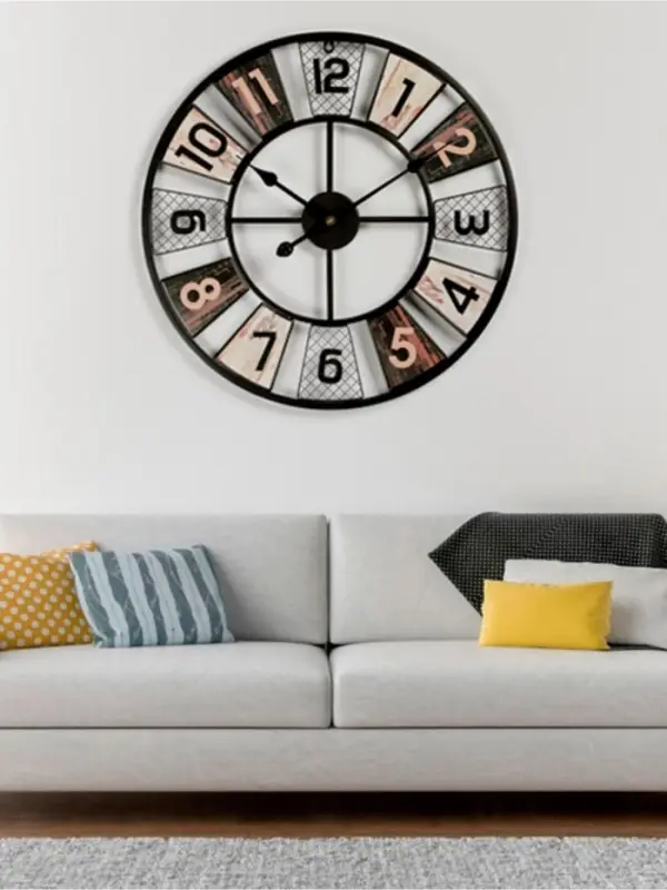 Часы настенные интерьерные, серия: Лофт, дискретный ход, d=60 см, от батарейки 1&times;АА