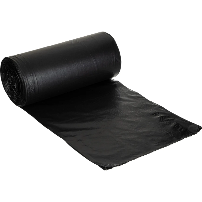 Мешки для мусора 160 л, 87х120см 20 шт/рул 30мкм (ПВД)(черные.)