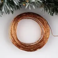 Гирлянда &laquo;Нить&raquo; 20 м, роса, IP20, медная нить, 200 LED, свечение белое, 12 В