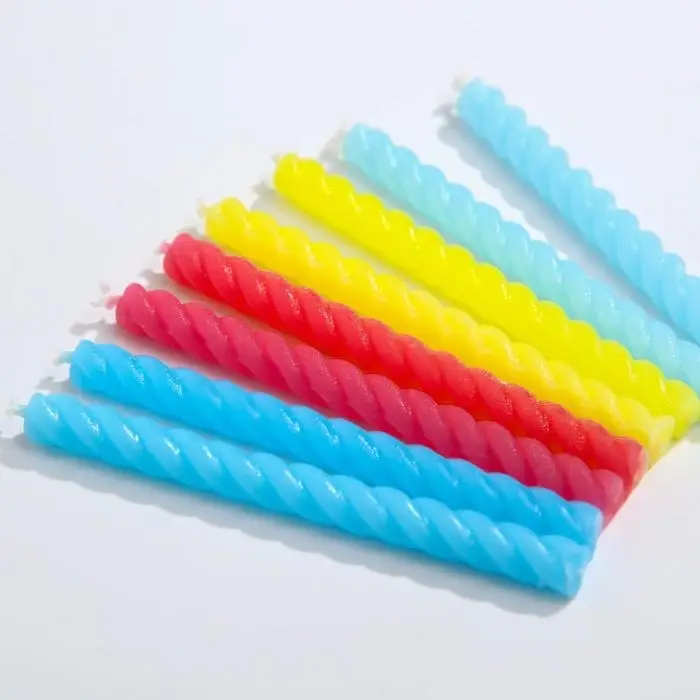 Свечи для торта &laquo;С Днем Рождения&raquo;, набор 8 штук, Человек-паук