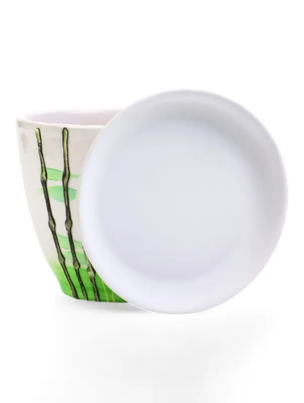 Горшок цветочный поддоном 1 л, керамика, Азия (М) Горшок цветочный поддоном 1 л, керамика, Азия (М)