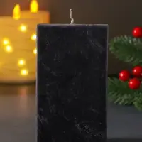 Свеча Символ Года Барельеф, 11,6*7*3,8, серая Свеча Символ Года Барельеф, 11,6*7*3,8, серая