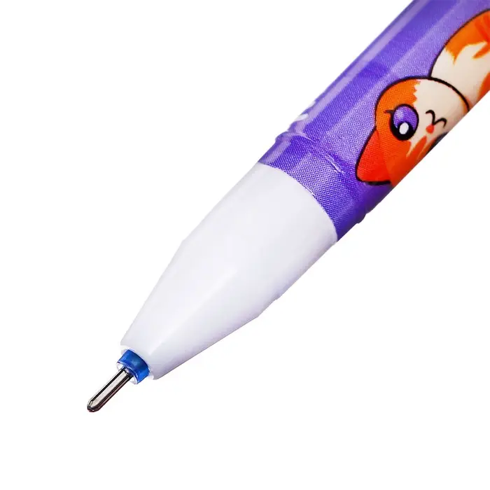 Ручка гелевая СТИРАЕМЫЕ ЧЕРНИЛА, стержень синий, 0.5 мм, корпус Котик МИКС Ручка гелевая СТИРАЕМЫЕ ЧЕРНИЛА, стержень синий, 0.5 мм, корпус Котик МИКС