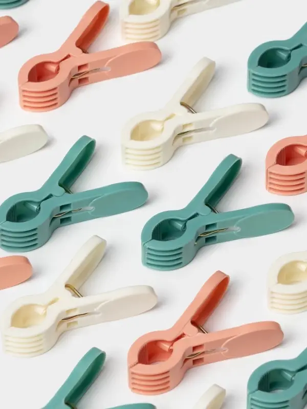 Прищепки для белья Доляна, 24 шт., 7&times;1.5 см, ширина низа 4.5 см