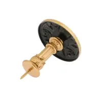Держатель для штор CAPPIO KS031, d=95 мм, цвет золото, 2 шт.