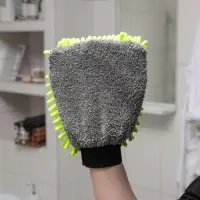 Варежка для деликатной уборки Raccoon, 22&times;15 см, 47 г, микрофибра букли двухсторонняя