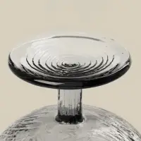 Креманка SL-Home &laquo;Барк&raquo;, 300 мл, h=10.5 см, стекло, серая