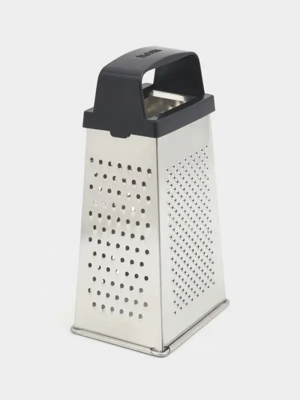 Тёрка Доляна, 4 грани, 11&times;8.5&times;22 см, металл, МИКС