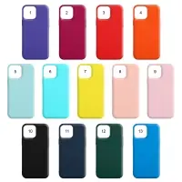 Чехол iPh 13 Pro Max (6.7) Silicone WS (без лого, в прозрачном пакете)