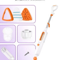 Паровая швабра с насадками КТ-1048 - 1300 Вт - 360 мл Паровая швабра с насадками КТ-1048 - 1300 Вт - 360 мл