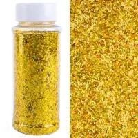 Конфетти «Шестиугольники» золото, голография, 0.1 см, 90 г