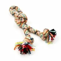 Игрушка для больших собак, канатная "Двойной узел",до 50 см, до 450 гр