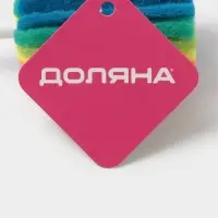 Ёршик для посуды с абразивом Доляна &laquo;Радуга&raquo;, 25&times;4