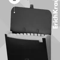 Папка-портфель А4 ErichKrause Matt Classic, 13 отделений, чёрная