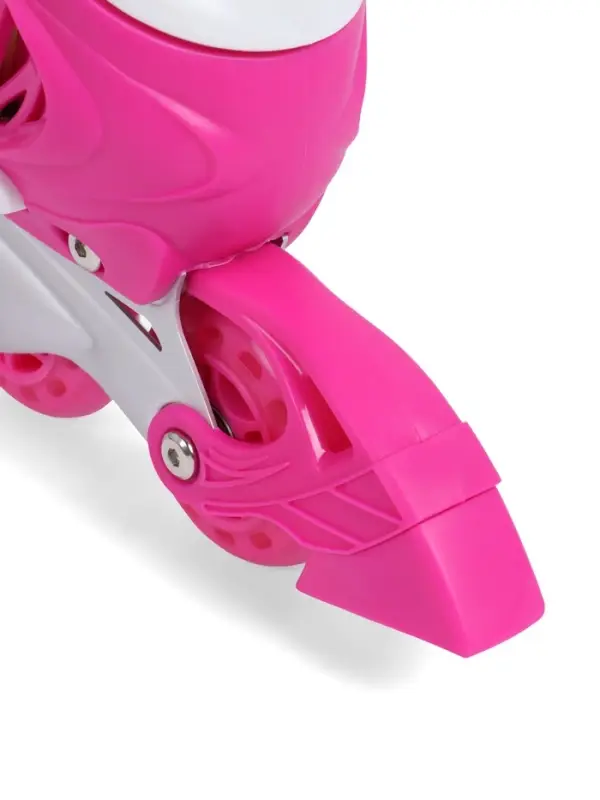 Коньки раздвижные BlackAqua, р. 39-42, для фитнеса, с роликовой платформой, цвет фуксия Коньки раздвижные BlackAqua, р. 39-42, для фитнеса, с роликовой платформой, цвет фуксия