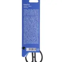 Ножницы ErichKrause Standard, 19 см, двойная заточка, нержавеющие лезвия, ударопрочный пластик, блистер, чёрные