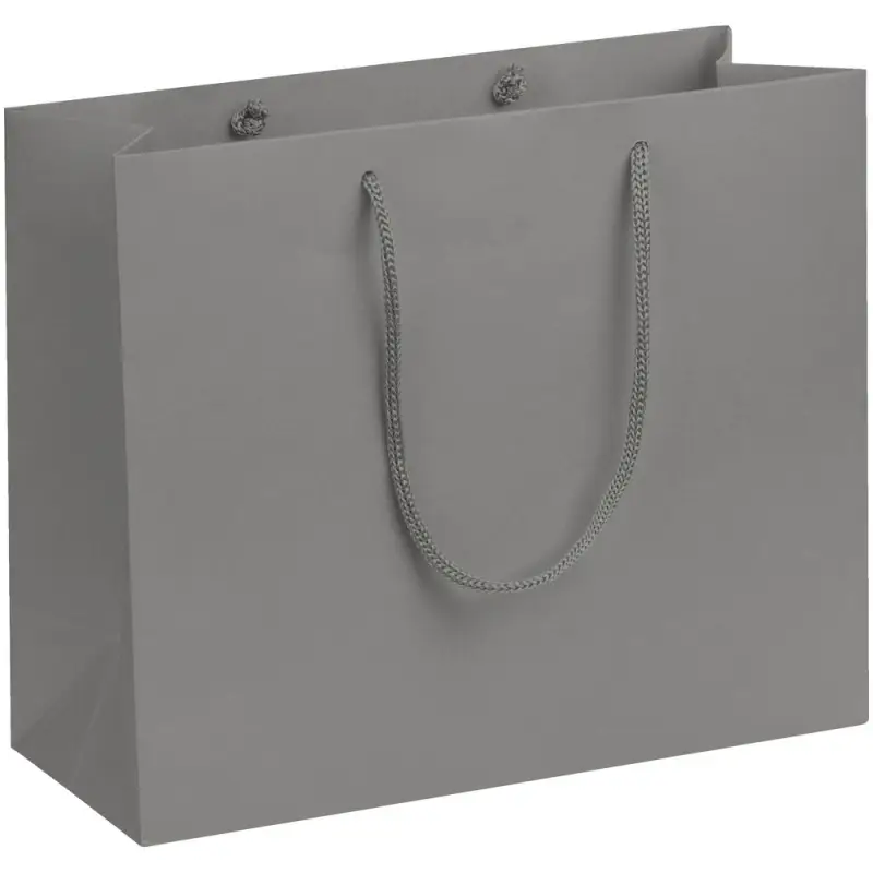 Пакет бумажный Porta S, горизонтальный, серый