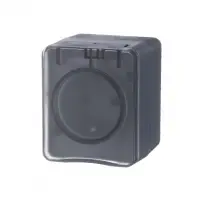 AtlasDesign Profi54 розетка с заземлением со шторками IP54 16А 250B, АНТРАЦИТ, Россия