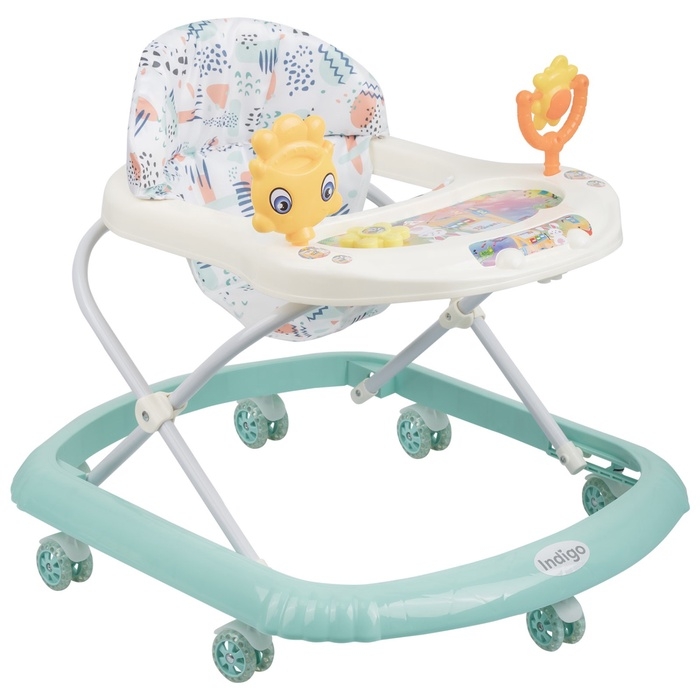 Ходунки «Солнышко», 7 колес, муз. игрушки, бирюзовый Ходунки «Солнышко», 7 колес, муз. игрушки, бирюзовый