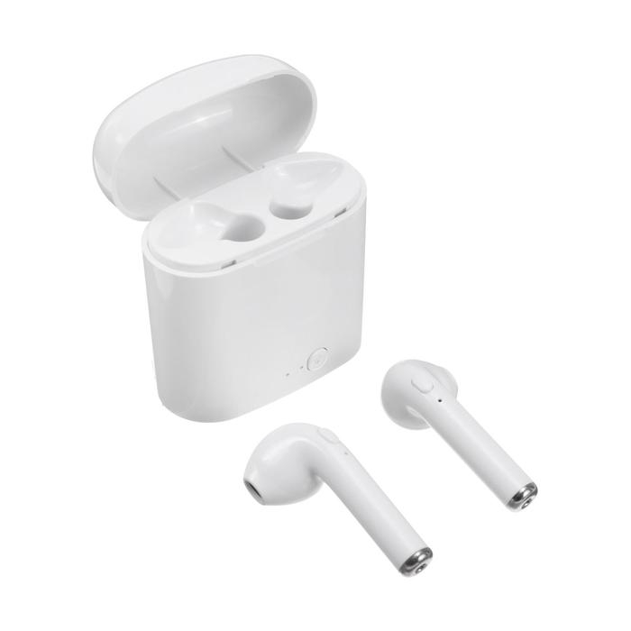 Наушники беспроводные Luazon i7S, TWS, Bluetooth 5.0, 65/950 мАч, белые Наушники беспроводные Luazon i7S, TWS, Bluetooth 5.0, 65/950 мАч, белые