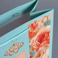 Пакет подарочный "Цвети каждый день" ламинированный 26 х 12 х 32 см