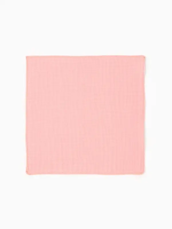 Платки носовые детские &laquo;Крошка Я&raquo; Pink Heart, 20&times;20 см, набор 6 шт., муслин, 100 % хлопок, розовые