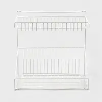 Сушилка для посуды с поддоном, 38.5&times;38.5&times;24 см, белый