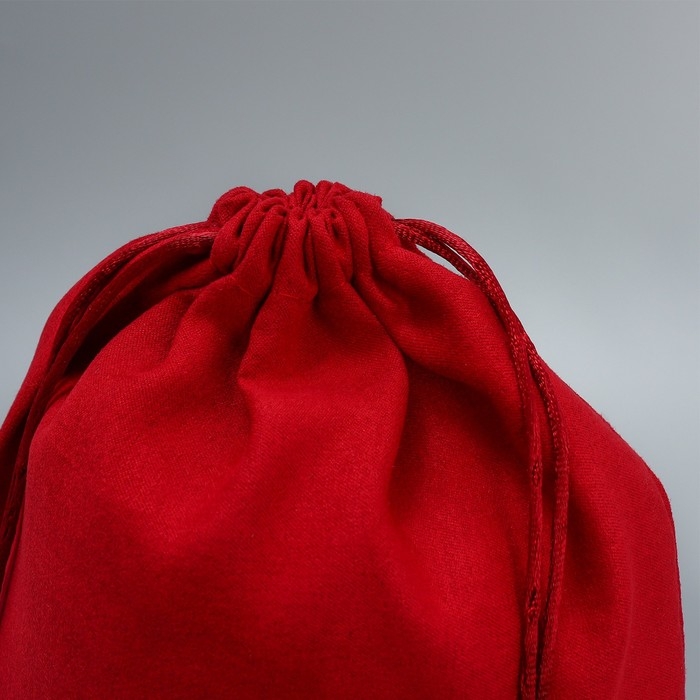 Мешочек подарочный замшевый «Сердце», 20 х 30 см +/- 1.5 см