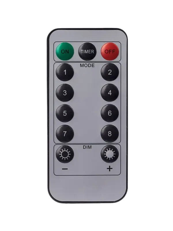 Гирлянда «Нить» 100 м роса, IP44, серебристая нить, 1000 LED, пульт, 36 В, свечение тёплое белое