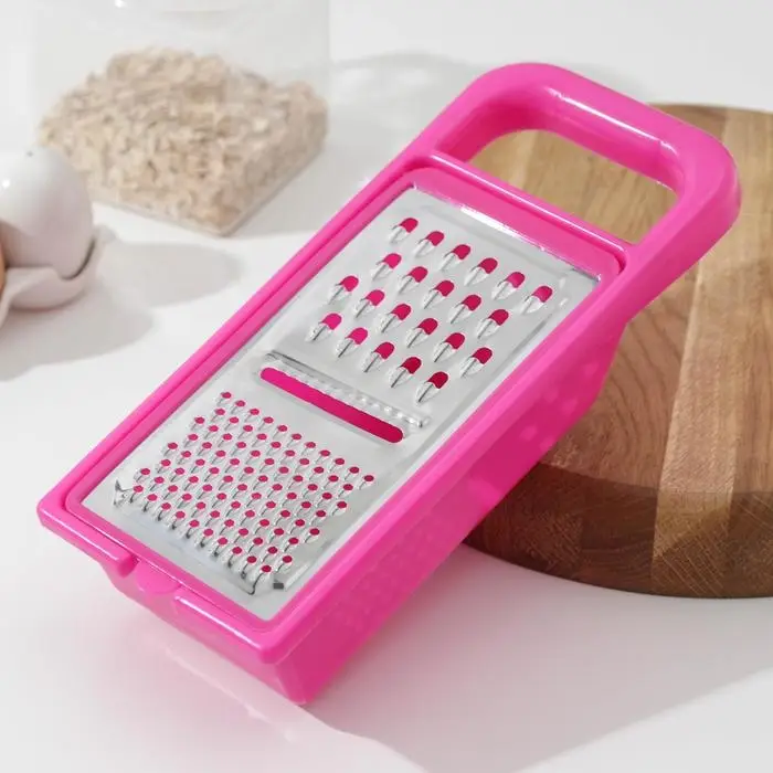 Тёрка с контейнером «Маргарита», 26×12×7 см, цвет МИКС Тёрка с контейнером «Маргарита», 26×12×7 см, цвет МИКС