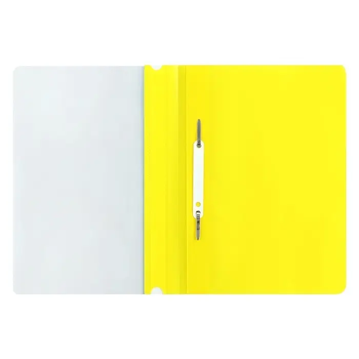 Набор папок-скоросшивателей А4, 5 штук, Calligrata, 180 мкм, с прозрачным верхом, жёлтый