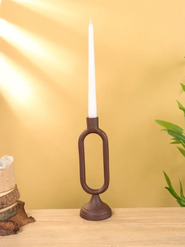 Подсвечник на 1 свечу  Подсвечник на 1 свечу "Шоколад" 8,5х,8,5х26 см